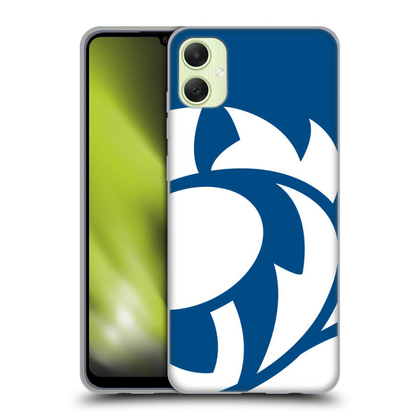 Scotland Rugby Oversized Thistle Saltire Blue Soft Gel Case for Samsung Galaxy A05