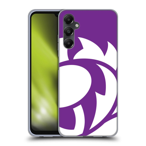Scotland Rugby Oversized Thistle Purple Heather Soft Gel Case for Samsung Galaxy A05s