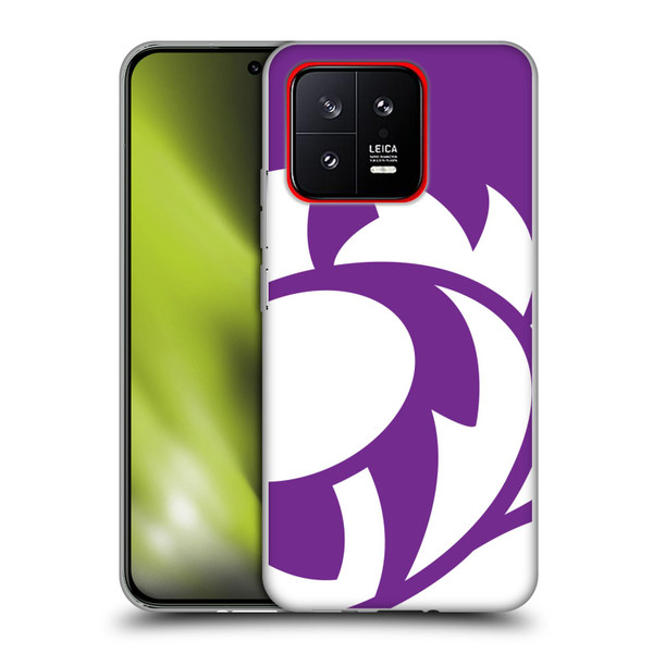 Scotland Rugby Oversized Thistle Purple Heather Soft Gel Case for Xiaomi 13 5G