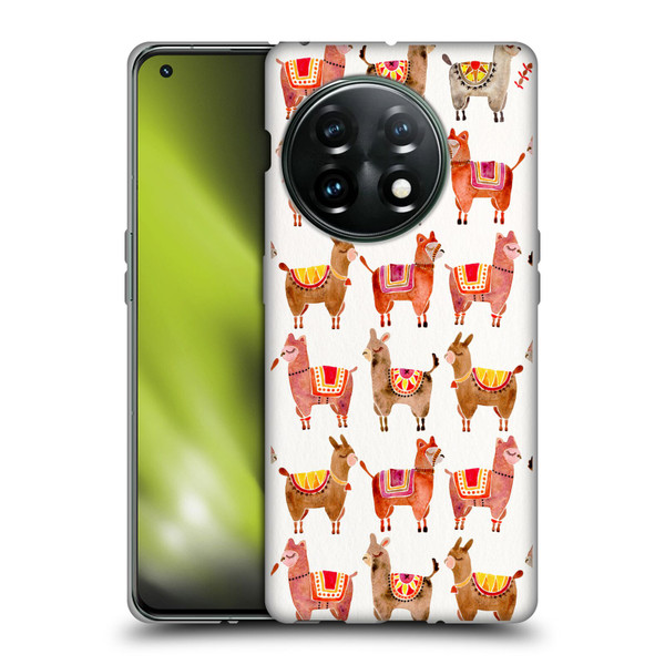 Cat Coquillette Animals Alpacas Soft Gel Case for OnePlus 11 5G