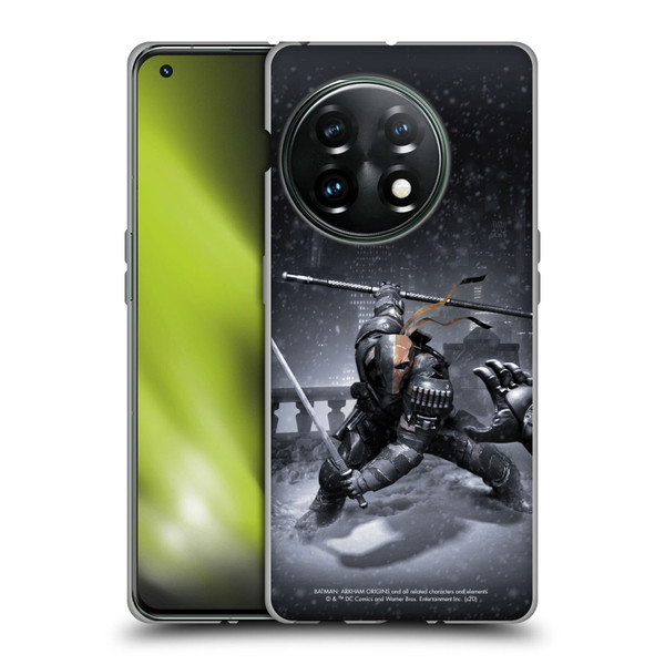 Batman Arkham Origins Key Art Deathstroke Soft Gel Case for OnePlus 11 5G