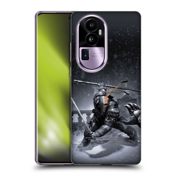 Batman Arkham Origins Key Art Deathstroke Soft Gel Case for OPPO Reno10 Pro+
