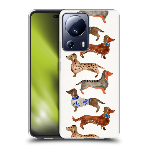 Cat Coquillette Animals Dachshunds Soft Gel Case for Xiaomi 13 Lite 5G