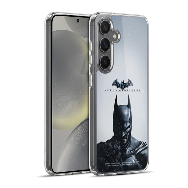 Batman Arkham Origins Key Art Poster Soft Gel Case for Samsung Galaxy S24+ 5G & MagSafe