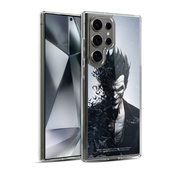 Batman Arkham Origins Key Art Joker Soft Gel Case for Samsung Galaxy S24 Ultra 5G & MagSafe