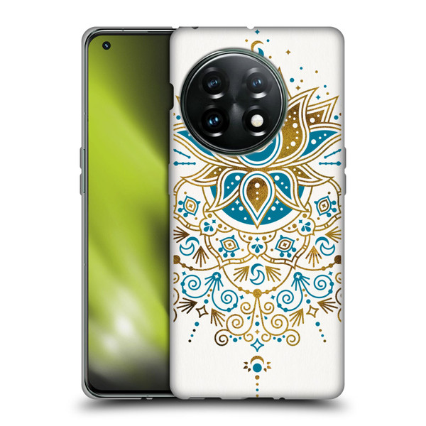 Cat Coquillette Patterns 6 Lotus Bloom Mandala 4 Soft Gel Case for OnePlus 11 5G