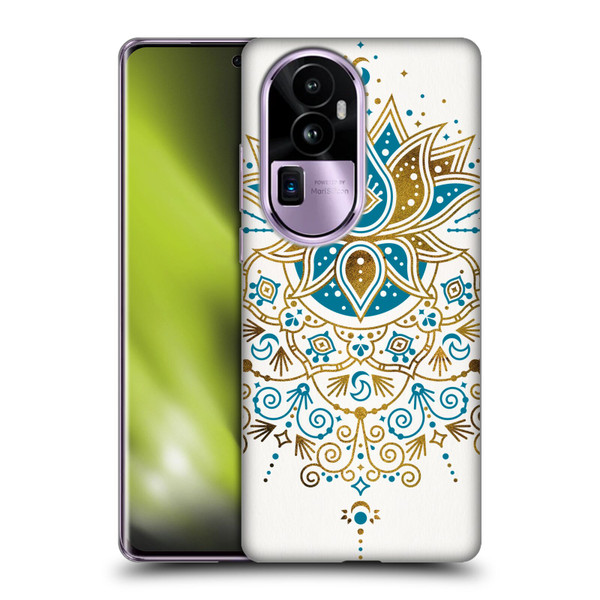 Cat Coquillette Patterns 6 Lotus Bloom Mandala 4 Soft Gel Case for OPPO Reno10 Pro+