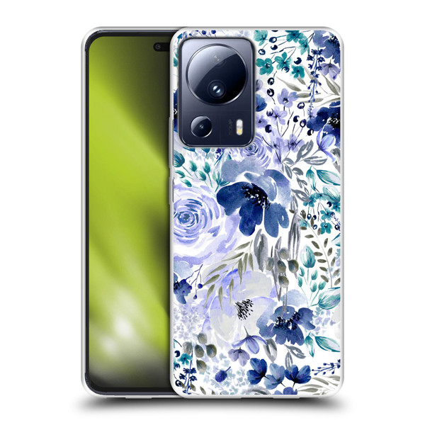 Anis Illustration Bloomers Indigo Soft Gel Case for Xiaomi 13 Lite 5G