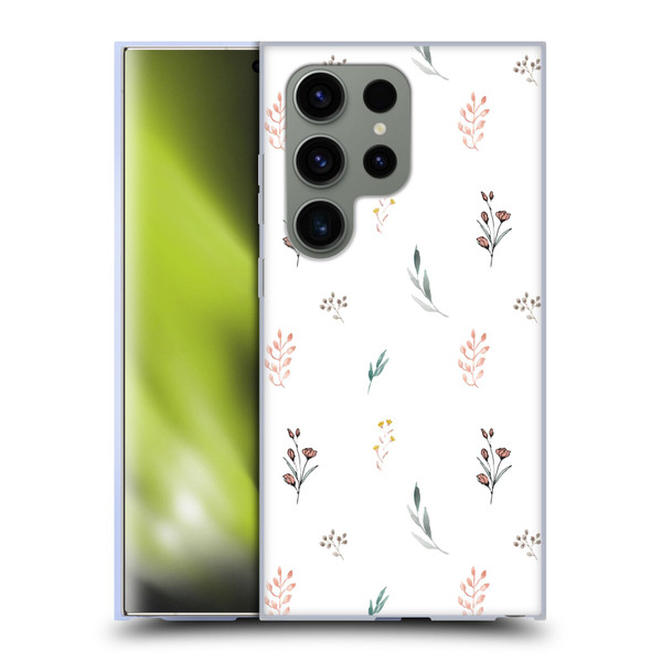 Anis Illustration Flower Pattern 2 Botanicals Soft Gel Case for Samsung Galaxy S24 Ultra 5G