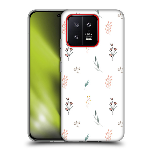 Anis Illustration Flower Pattern 2 Botanicals Soft Gel Case for Xiaomi 13 5G
