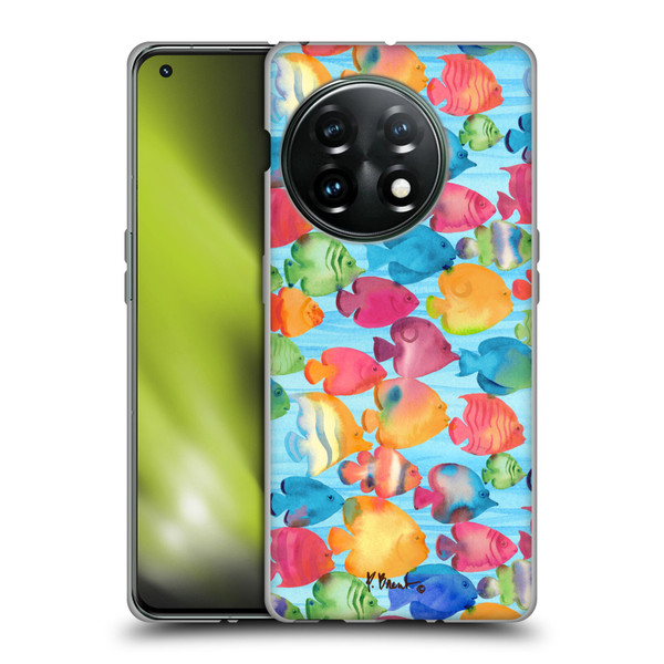 Paul Brent Coastal Tropical Fish School Soft Gel Case for OnePlus 11 5G