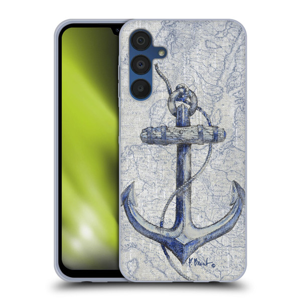 Paul Brent Nautical Vintage Anchor Soft Gel Case for Samsung Galaxy A15
