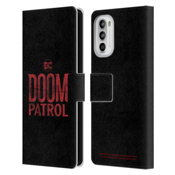 Doom Patrol Graphics Logo Leather Book Wallet Case Cover For Motorola Moto G52