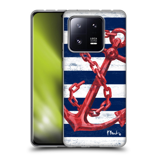 Paul Brent Nautical Westerly Anchor Red Soft Gel Case for Xiaomi 13 Pro 5G