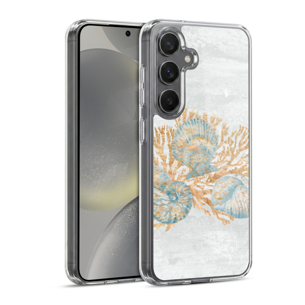 Paul Brent Sea Creatures Shells Soft Gel Case for Samsung Galaxy S24 5G & MagSafe