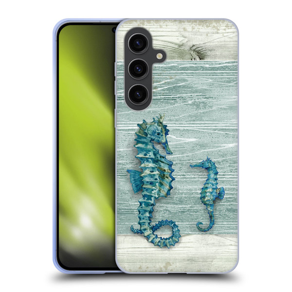 Paul Brent Sea Creatures Seahorse Soft Gel Case for Samsung Galaxy S24+ 5G