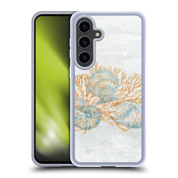 Paul Brent Sea Creatures Shells Soft Gel Case for Samsung Galaxy S24+ 5G