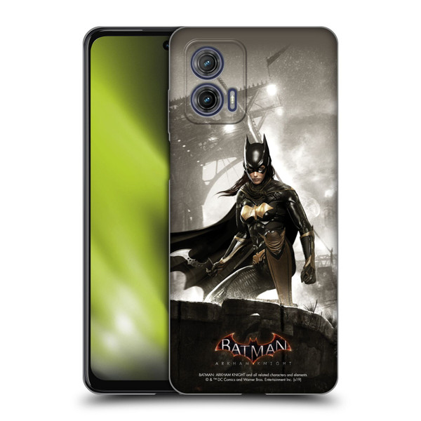 Batman Arkham Knight Characters Batgirl Soft Gel Case for Motorola Moto G73 5G