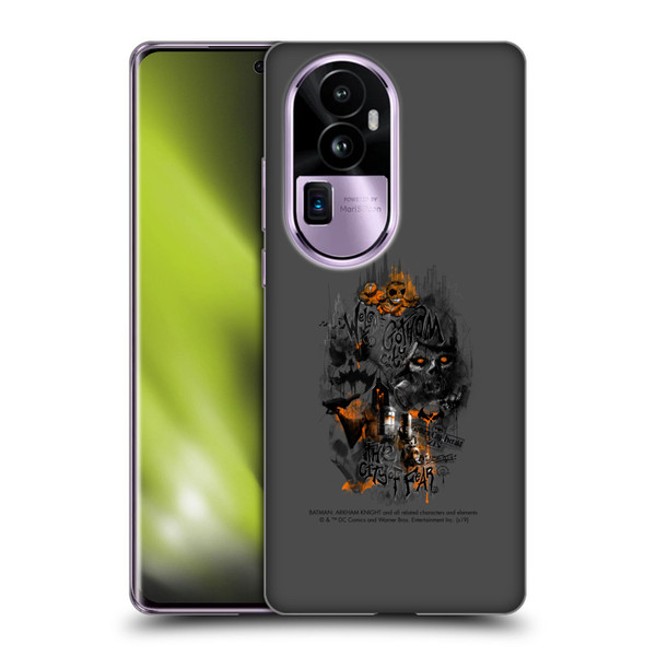 Batman Arkham Knight Graphics City Of Fear Scarecrow Soft Gel Case for OPPO Reno10 Pro+