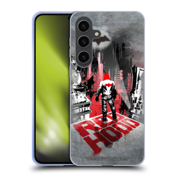 Batman Arkham Knight Graphics Red Hood Soft Gel Case for Samsung Galaxy S24+ 5G