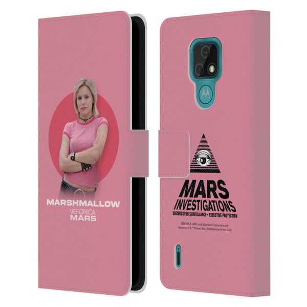 Veronica Mars Graphics Character Art Leather Book Wallet Case Cover For Motorola Moto E7