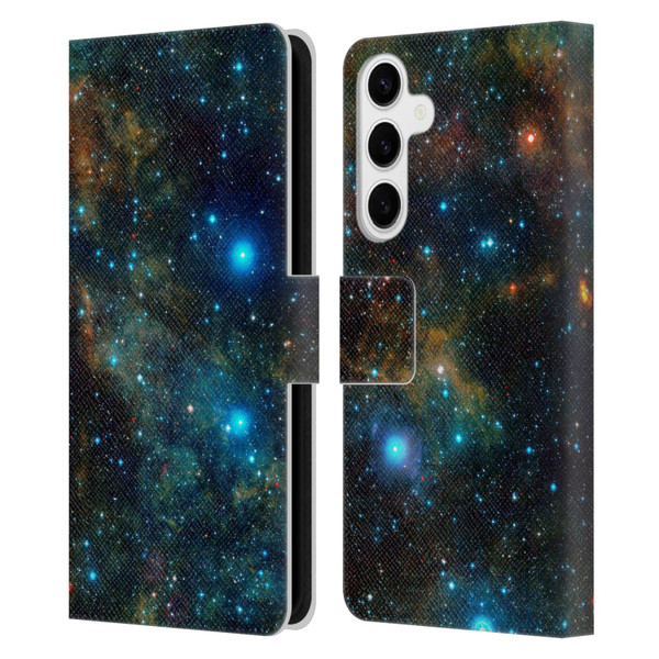 Cosmo18 Space Star Formation Leather Book Wallet Case Cover For Samsung Galaxy S24+ 5G