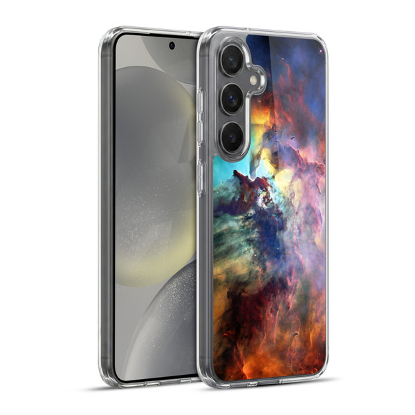 Cosmo18 Space Lagoon Nebula Soft Gel Case for Samsung Galaxy S24+ 5G & MagSafe
