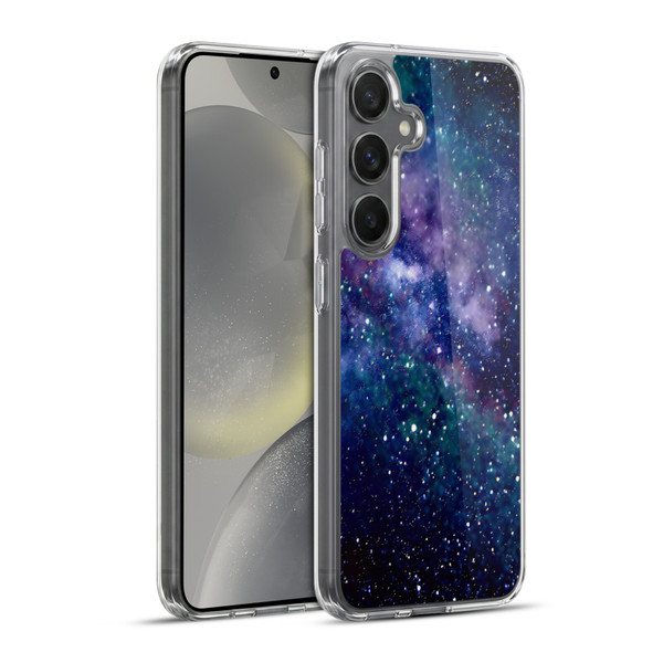 Cosmo18 Space Milky Way Soft Gel Case for Samsung Galaxy S24+ 5G & MagSafe