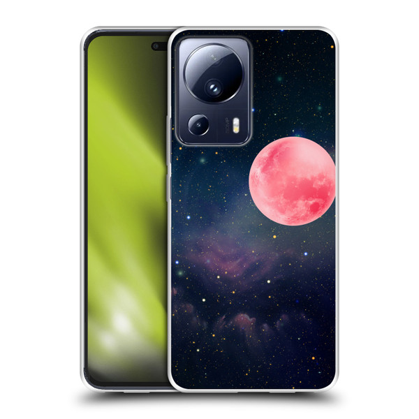 Cosmo18 Space Pink Moon Soft Gel Case for Xiaomi 13 Lite 5G