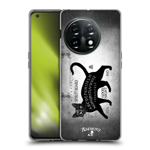 Alchemy Gothic Cats Black Cat Spirit Board Soft Gel Case for OnePlus 11 5G