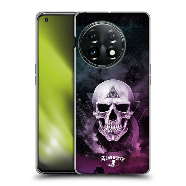 Alchemy Gothic Skull The Void Geometric Soft Gel Case for OnePlus 11 5G
