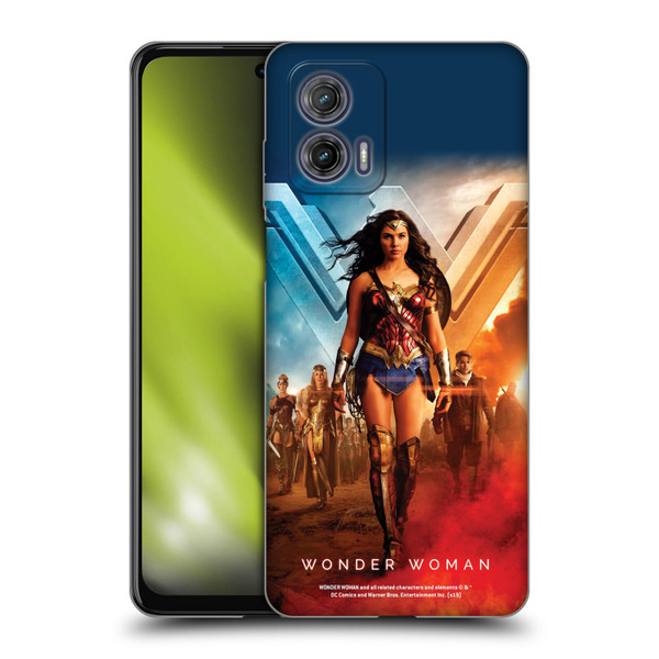 Wonder Woman Movie Posters Group Soft Gel Case for Motorola Moto G73 5G