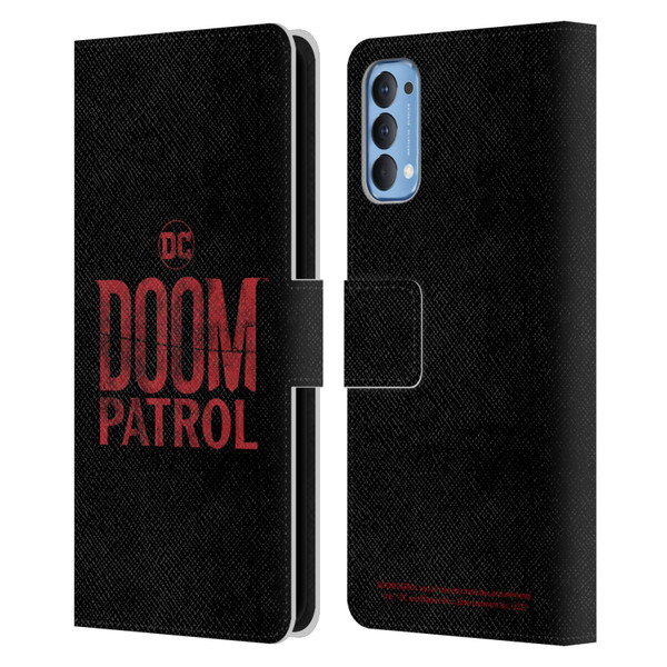 Doom Patrol Graphics Logo Leather Book Wallet Case Cover For OPPO Reno 4 5G