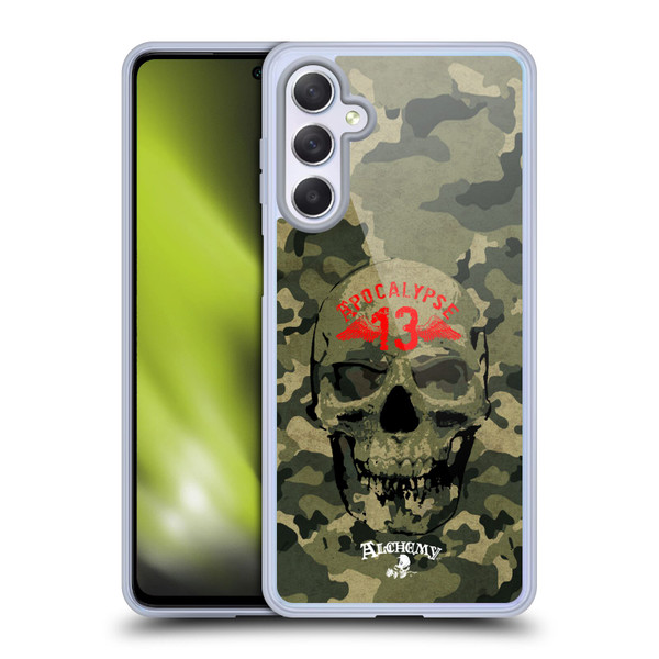 Alchemy Gothic Skull Camo Skull Soft Gel Case for Samsung Galaxy M54 5G