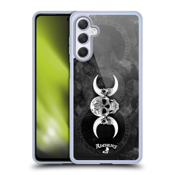 Alchemy Gothic Skull Dark Goddess Moon Soft Gel Case for Samsung Galaxy M54 5G