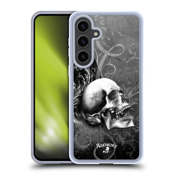 Alchemy Gothic Skull De Profundis Soft Gel Case for Samsung Galaxy S24+ 5G