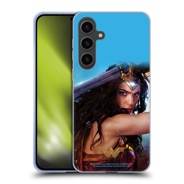 Wonder Woman Movie Posters Godkiller Sword 2 Soft Gel Case for Samsung Galaxy S24+ 5G