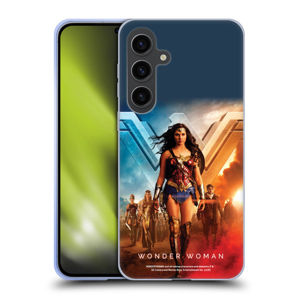 Wonder Woman Movie Posters Group Soft Gel Case for Samsung Galaxy S24+ 5G