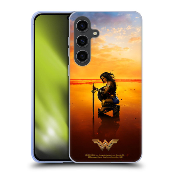 Wonder Woman Movie Posters Sword And Shield Soft Gel Case for Samsung Galaxy S24+ 5G