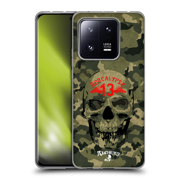 Alchemy Gothic Skull Camo Skull Soft Gel Case for Xiaomi 13 Pro 5G