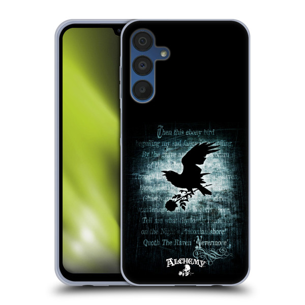 Alchemy Gothic Wing Nevermore Soft Gel Case for Samsung Galaxy A15