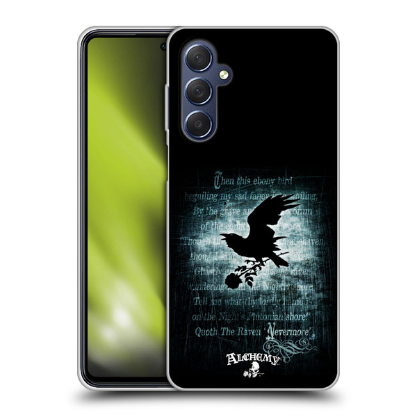 Alchemy Gothic Wing Nevermore Soft Gel Case for Samsung Galaxy M54 5G