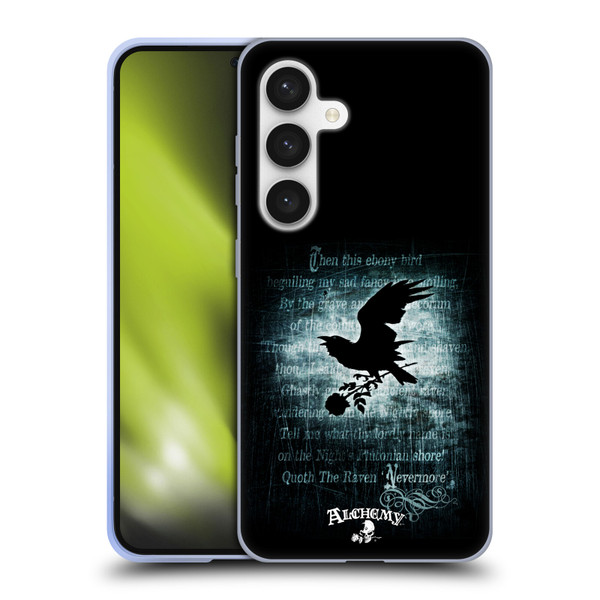Alchemy Gothic Wing Nevermore Soft Gel Case for Samsung Galaxy S24 5G