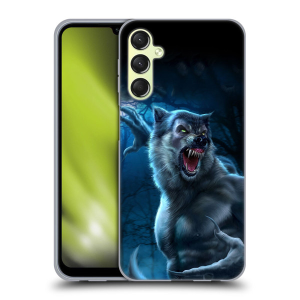 Tom Wood Horror Werewolf Soft Gel Case for Samsung Galaxy A24 4G / M34 5G