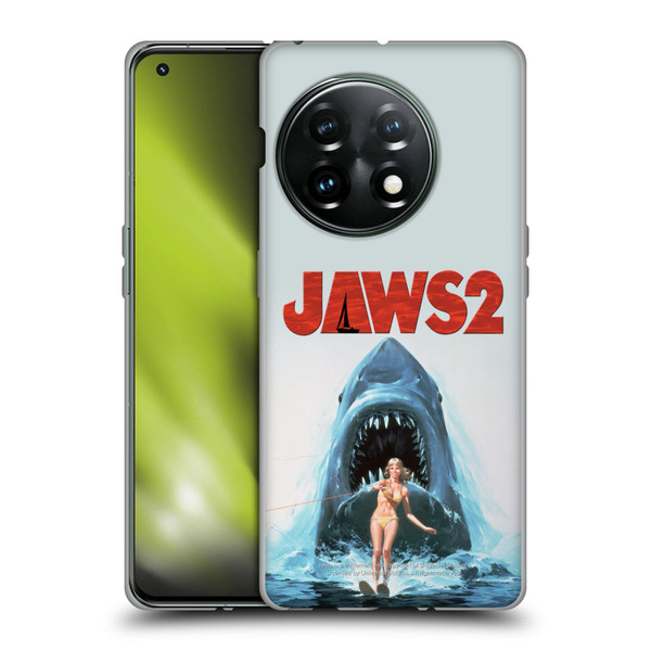 Jaws II Key Art Wakeboarding Poster Soft Gel Case for OnePlus 11 5G