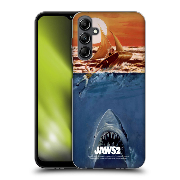 Jaws II Key Art Sailing Poster Soft Gel Case for Samsung Galaxy M14 5G