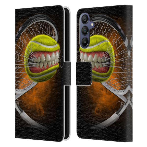 Tom Wood Monsters Tennis Leather Book Wallet Case Cover For Samsung Galaxy A15