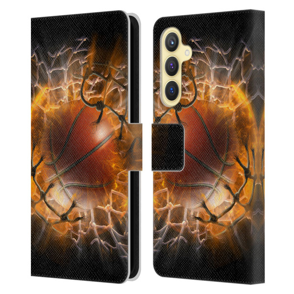 Tom Wood Monsters Blast Radius Leather Book Wallet Case Cover For Samsung Galaxy S23 FE 5G