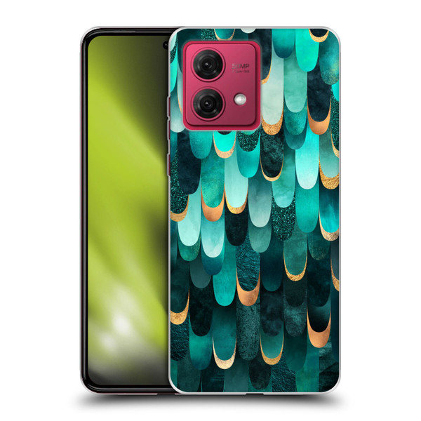 Elisabeth Fredriksson Sparkles Turquoise Soft Gel Case for Motorola Moto G84 5G