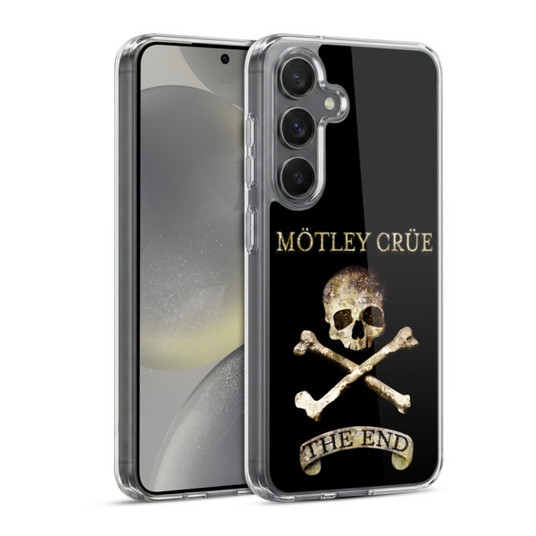 Motley Crue Logos The End Soft Gel Case for Samsung Galaxy S24 5G & MagSafe